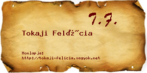 Tokaji Felícia névjegykártya